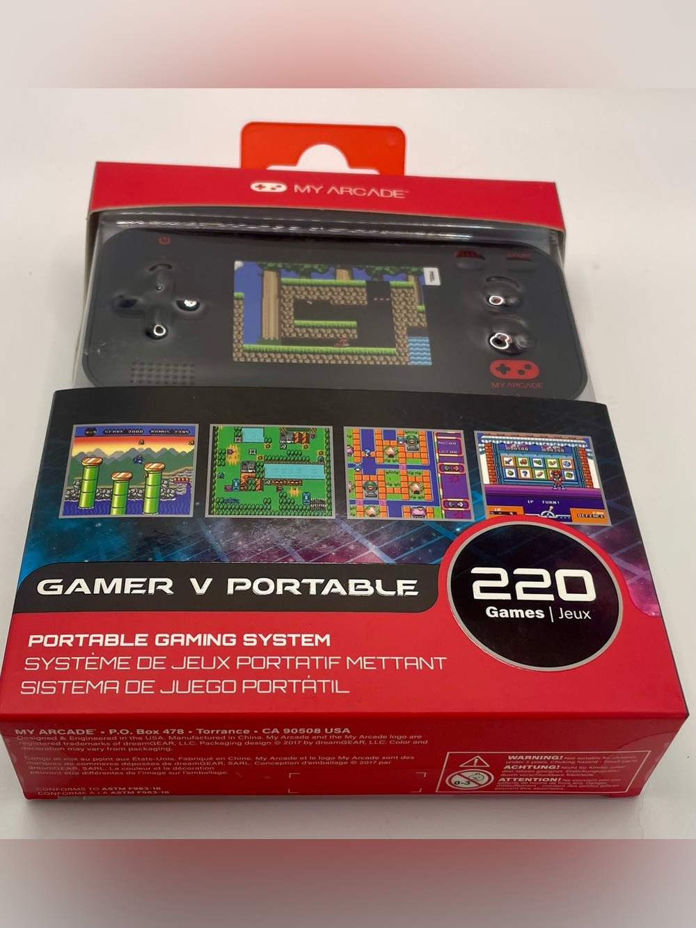 My Arcade Gamer V Portable Red 220 Games